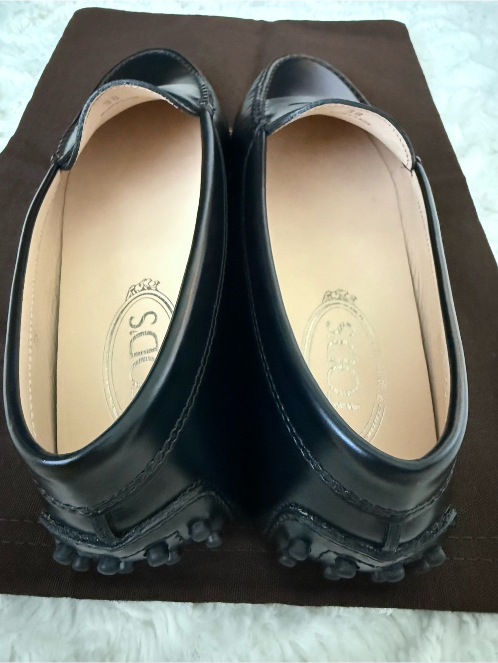 NEW Tod's Gommini Leather Driver Penny Loafers Moccasins - Picture 5 of 15